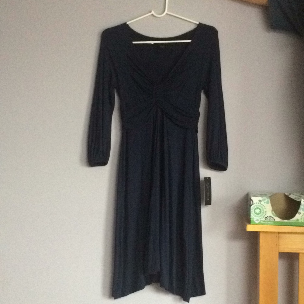 Navy blue dress